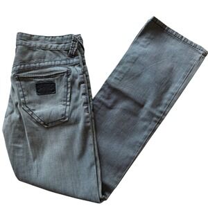 Stitch's Jeans Mens 30 Grey Boracho Authentic Black Label Denim Slim Straight‎